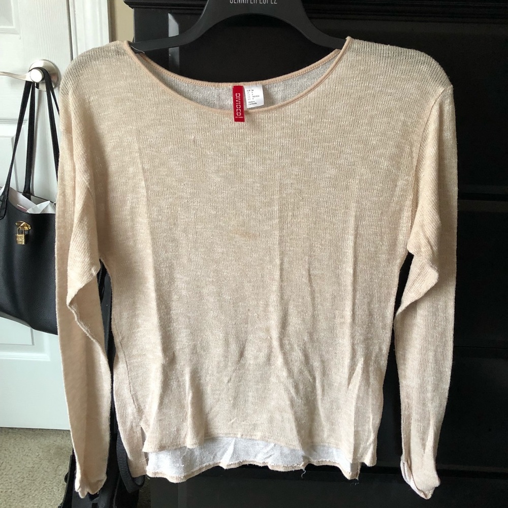 Long Tan T-Shirt! Size Medium!